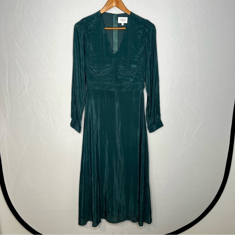 Bohme Elegant Green Midi Dress - Picture 7 of 16